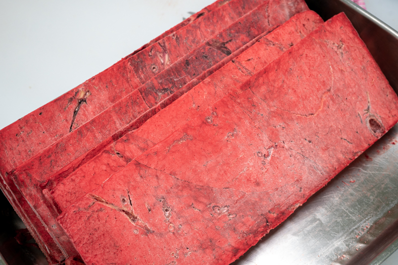 [自家製ペット用ジャーキー・ウルグアイ産・馬肺臓スティック50g]