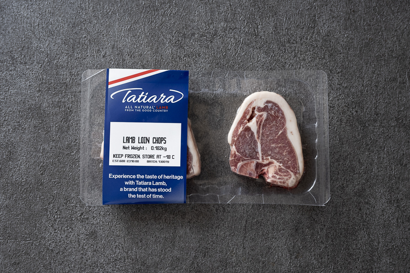 「ラムT-BONEステーキ/Tatiara/2枚入り140g-145g」