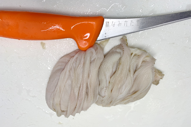 「会津産羊の胃袋/白センマイ	100g～」次回入荷未定です。
