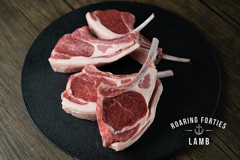 完売御礼『真空パックラムチョップステーキ4本/Roaring Forties lamb]