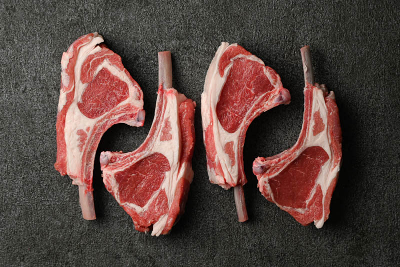 『生ラムチョップステーキ4本セット/390g以上」