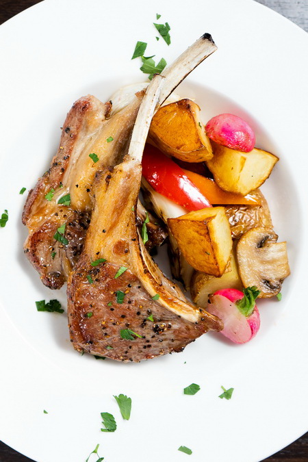 『生ラムチョップステーキ4本セット/390g以上」