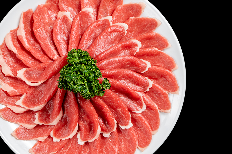 【プロトン凍結】会津産熟成羊/赤身モモしゃぶしゃぶ300g」